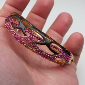 $200 Colorful Fashion Bangle Handcrafted Art Piece